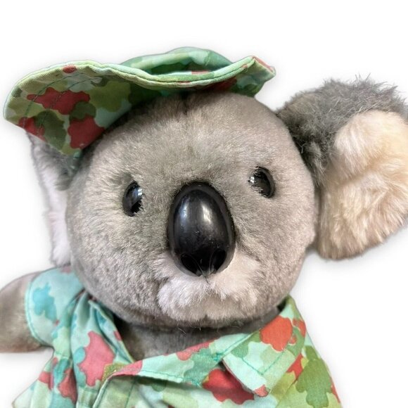 Vintage 1987 Dakin Koala Bear Plush Mounty Murdock Outback Gray Stuffed Animal - Picture 1 of 8